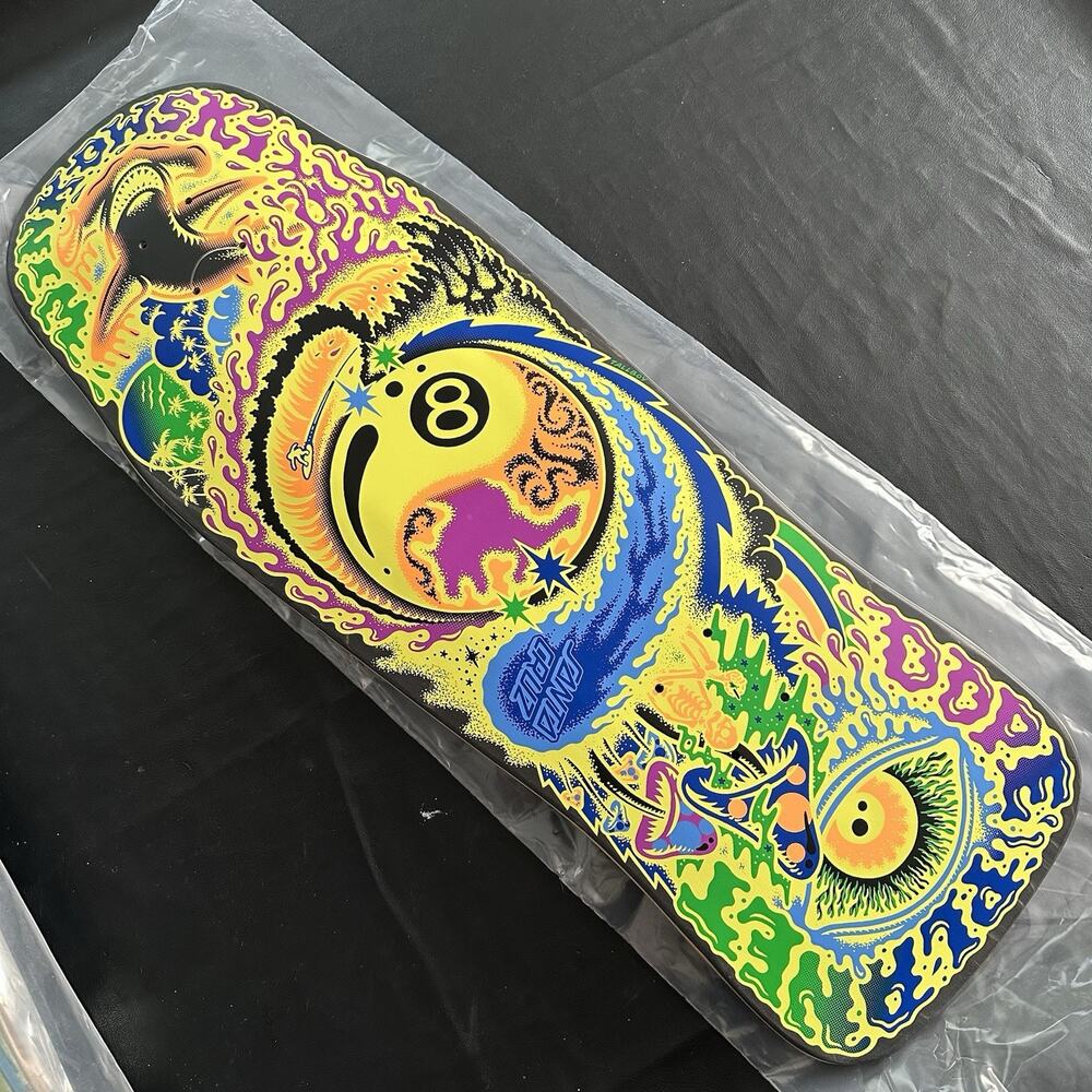 Santa Cruz Erick Winkowski Dope Planet Matte Skateboard Deck Dayglo 10.34 X 30.5